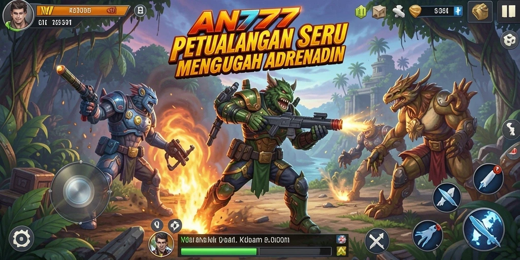 Tampilan menarik dari gameplay seru AN777 yang penuh tantangan petualangan.