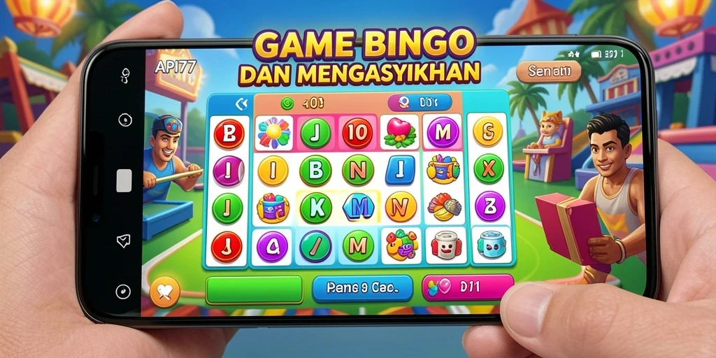 Tampilan menarik dari gameplay Bingo di API77.