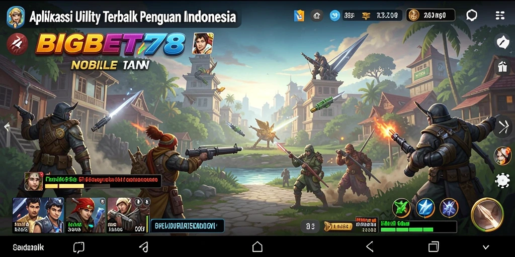 Screenshot utama BIGBET78 menampilkan antarmuka aplikasi Utility yang intuitif.