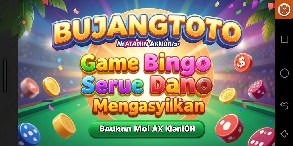 Tampilan gameplay seru dari BUJANGTOTO dalam aksi Bingo.