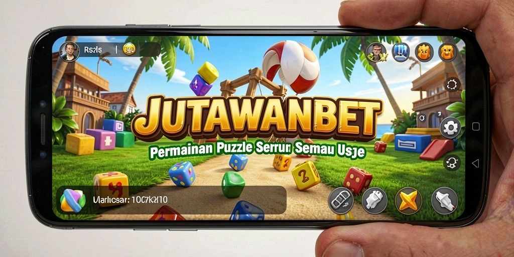Tampilan gameplay JUTAWANBET dengan tantangan puzzle menarik.