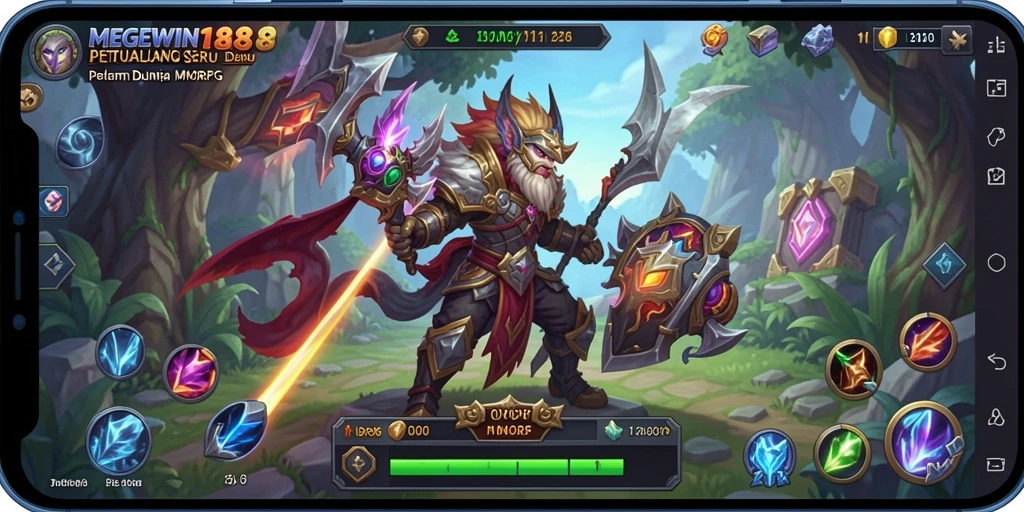 Gameplay seru MEGEWIN188 dengan dunia yang luas dan interaksi pemain.