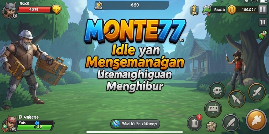 Screenshot gameplay <strong>MONTE77</strong> menunjukkan keseruan bermain Idle yang interaktif.