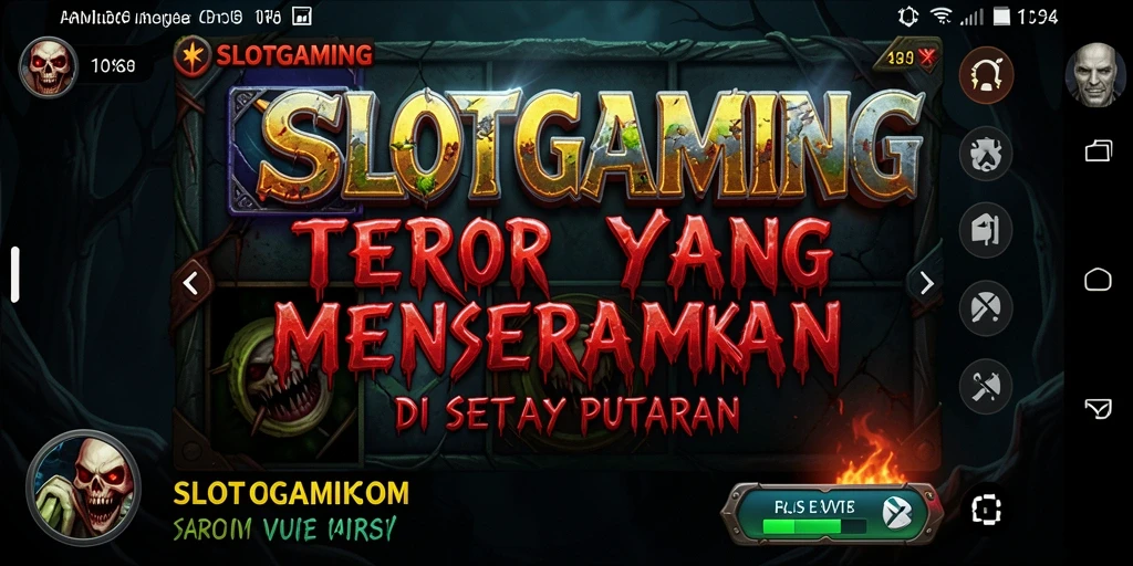 Gameplay SLOTGAMING yang menyeramkan dengan atmosfer horor yang mendebarkan.