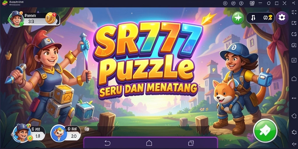 Tampilan screenshot SR777 yang menunjukkan gameplay puzzle yang menarik.