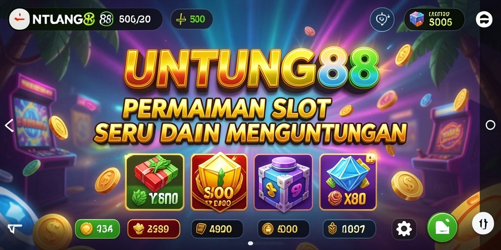 Tampilan menarik dari gameplay Slot di UNTUNG88.