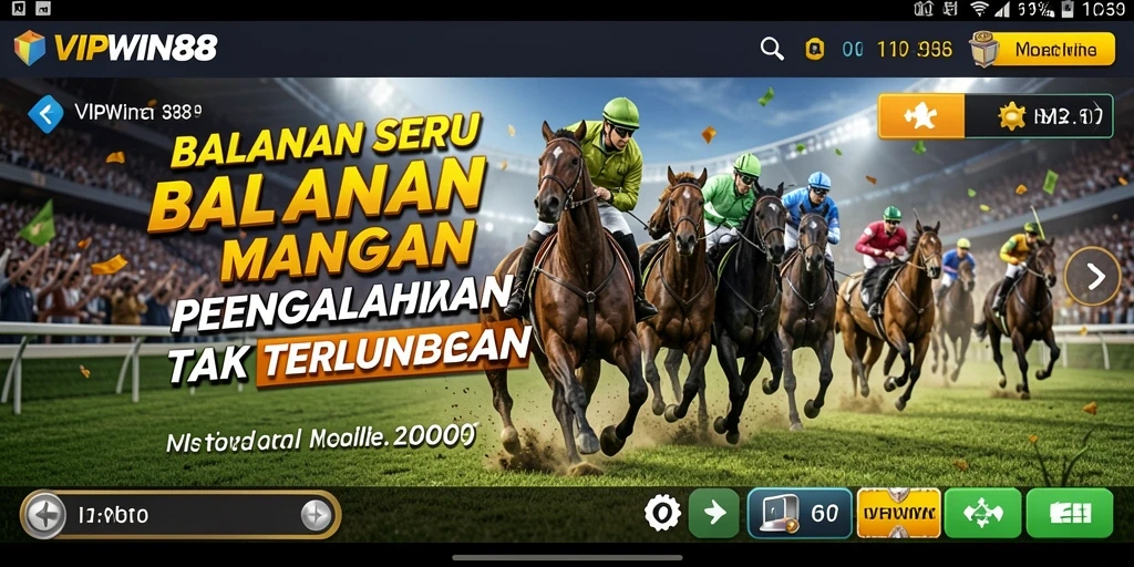 Tampak seru saat balapan di VIPWIN88 dengan mobil cepat.