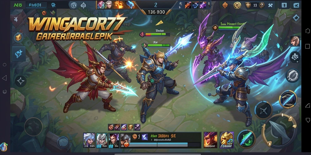 Tampilan gameplay <strong>WINGACOR77</strong> yang penuh aksi dan strategis.