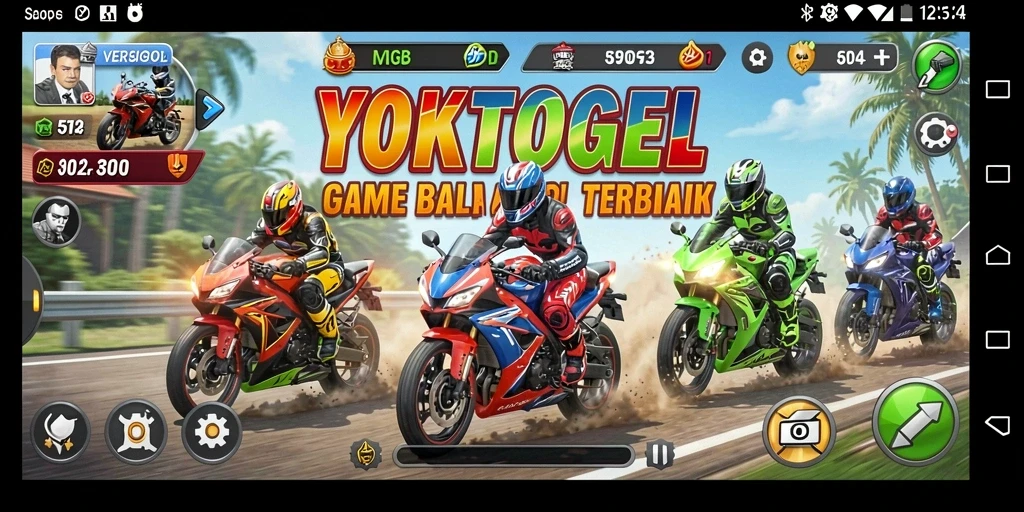 Gameplay YOKTOGEL yang mendebarkan dan menantang dalam balap motor.